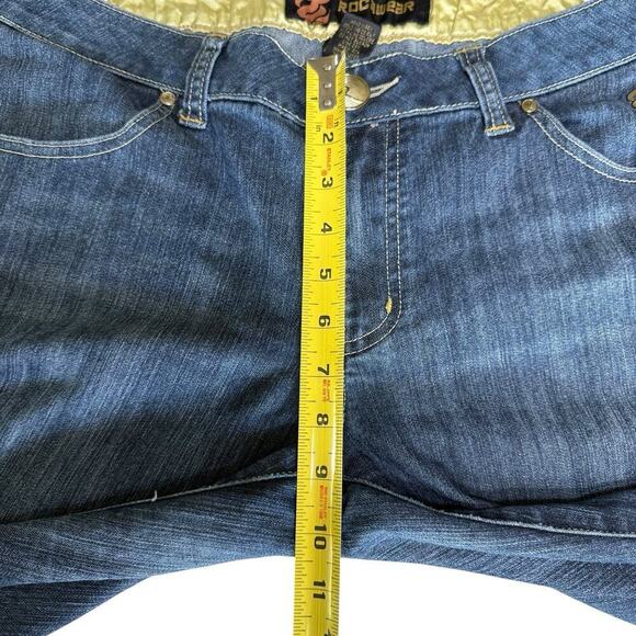 Vtg Rocawear Jeans Junior Sz 13 Y2K Embroidered Grunge Preppy Prep Streetwear - Picture 12 of 12